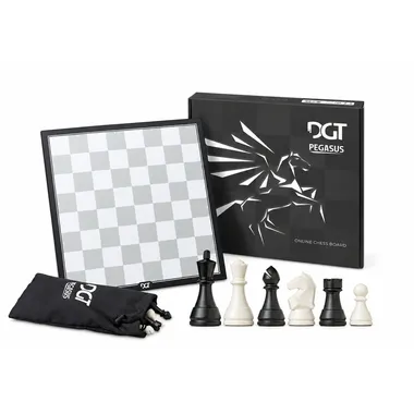Jeu d'échecs électronique DGT Pegasus avec coffret, pièces et pochette