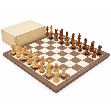 Fierce Knight Premium Tournament chess set with wooden chess board - Le Palais Des Echecs
