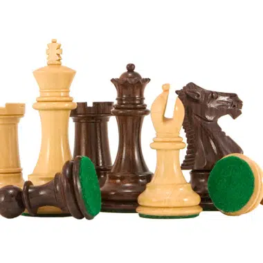 Sommet des rois du jeu d'échecs Windsor en bois - Le Palais Des Echecs