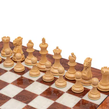 Briarwood chess game with white pieces in starting position