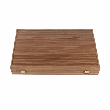 Elegant wooden protective cover for the backgammon set - Le Palais Des Echecs